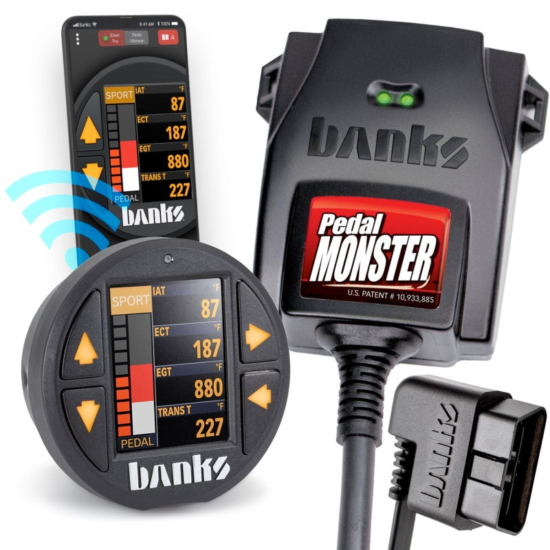 Banks Power Pedal Monster Kit Aptiv GT 150 6 Way With iDash Pro - Burkken Auto Parts