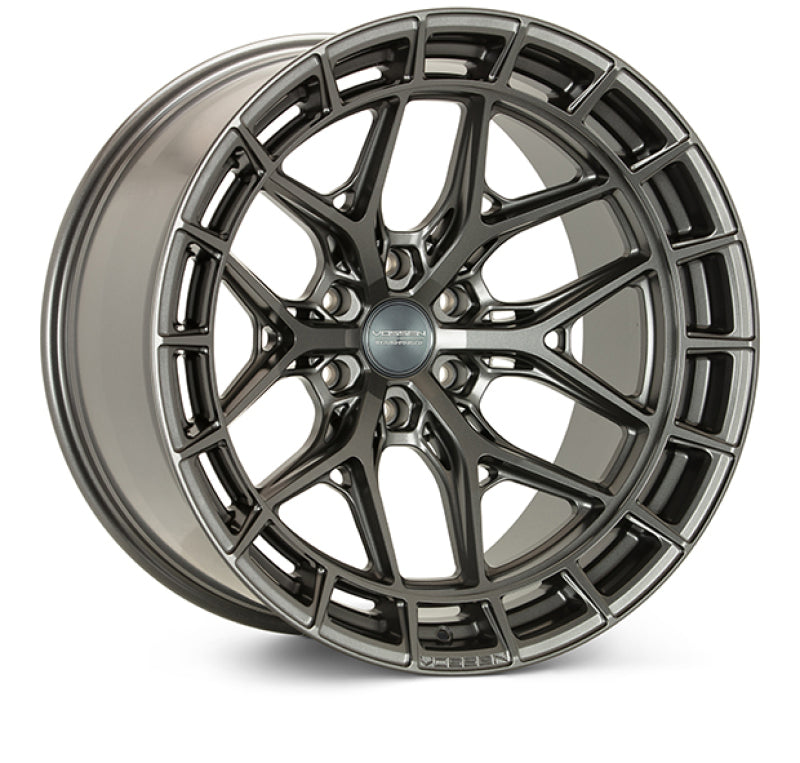 Vossen HFX-1 24x12 / 8x170 / ET-44 / Ultra Deep / 125.1 CB - Matte Gunmetal Wheel - Burkken Auto Parts