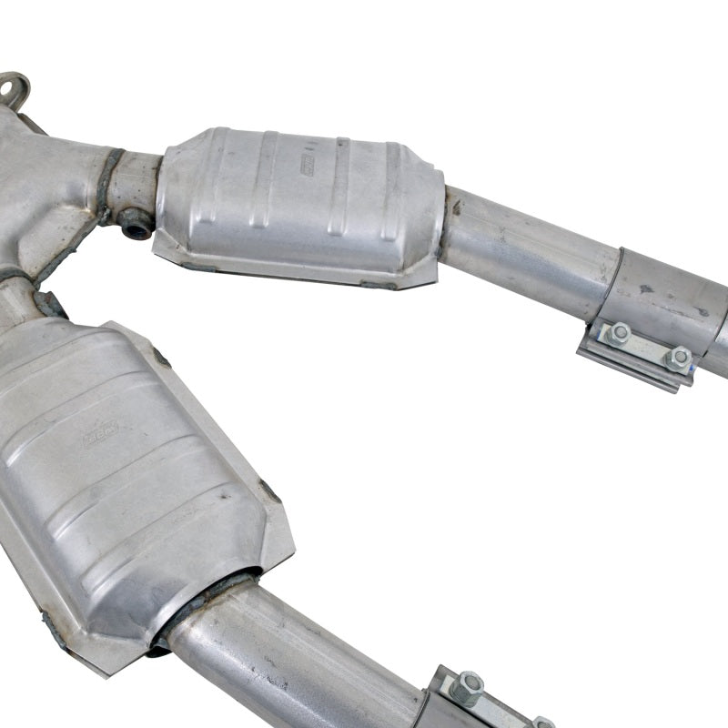 BBK 99-04 Mustang 4.6 GT / Cobra High Flow X Pipe With Catalytic Converters - 2-1/2 - Burkken Auto Parts