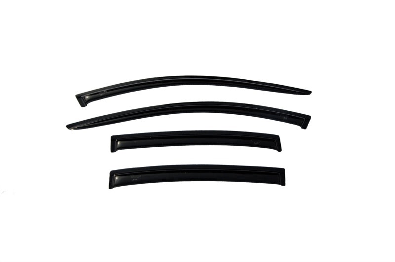 AVS 08-12 Chevy Malibu Ventvisor Outside Mount Window Deflectors 4pc - Smoke - Burkken Auto Parts