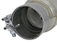 aFe MACH Force-Xp 409 SS Resonator 3in. Inlet/Outlet / 4in. Diameter / 12in. Body / 16in. Length - Burkken Auto Parts