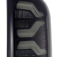 AlphaRex 16-20 Toyota Tacoma PRO-Series LED Tail Lights Jet Black - Burkken Auto Parts