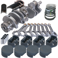 Eagle Ford 351C 3.850in Crank 6.000in I-Beam Rods -3cc Flat Top 4.030in Pistons Rotating Assembly - Burkken Auto Parts