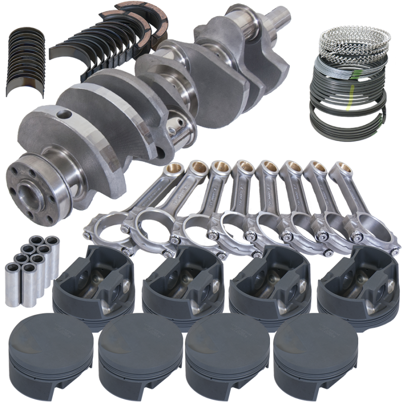 Eagle Ford 351C 3.850in Crank 6.000in I-Beam Rods -3cc Flat Top 4.040in Pistons Rotating Assembly - Burkken Auto Parts