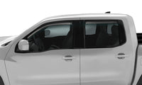 AVS 2022 Nissan Frontier Crew Cab Ventvisor In-Channel Window Deflectors - 4pc - Smoke - Burkken Auto Parts