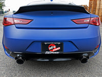 aFe POWER Takeda 2.5in 304 SS CB Exhaust w/ Black Tips 17-19 Infiniti Q60 V6-3.0L (tt) - Burkken Auto Parts
