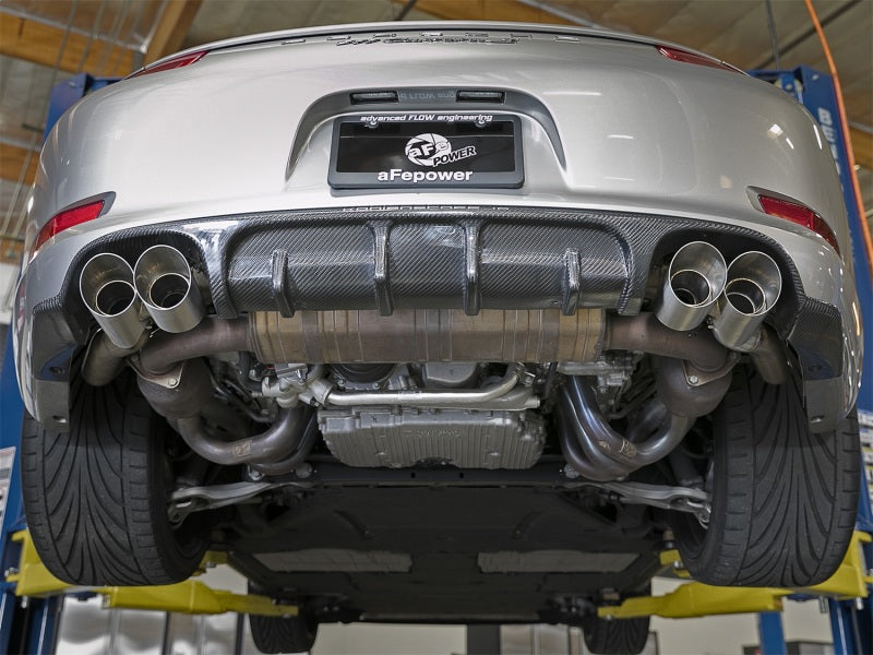 aFe MACH Force-Xp 304 SS OE Exhaust Tips Polished 12-16 Porsche 911 (C2S 991) H6 3.8L - Burkken Auto Parts