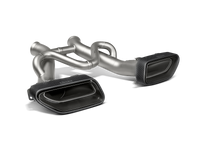 Akrapovic 14-17 McLaren 650S/650S Spyder Slip-On Line (Titanium) w/ Carbon Tips - Burkken Auto Parts