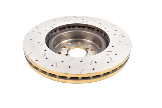 DBA 05-08 Subaru Legacy GT Front Drilled & Slotted 4000 Series Rotor