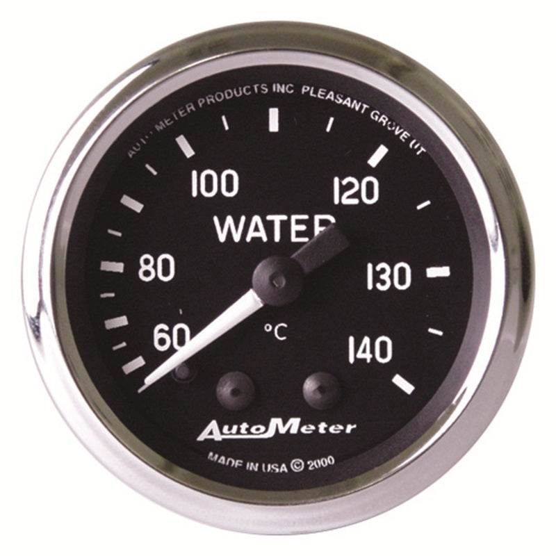 Autometer Cobra 2-1/16 inch 60-140 Deg Celcius Mechanical Water Temperature Gauge - Burkken Auto Parts