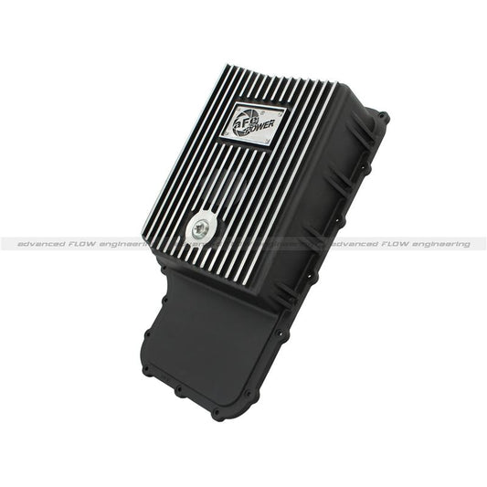 aFe Transmission Pan (Black); Ford Trucks 94-08 AODE