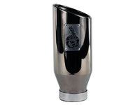 aFe MACHForce XP Exhausts Tips SS-304 EXH Tip 4In x 6Out x 15L Bolt-On (blk chrome) - Burkken Auto Parts