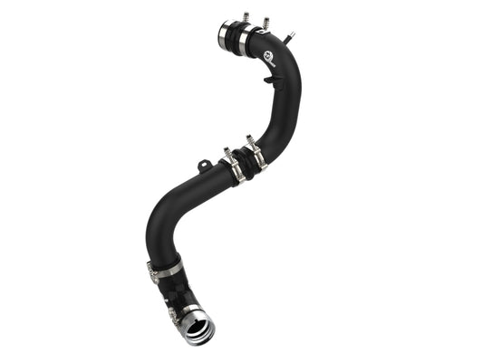 aFe 21-22 Ford Bronco V6-2.7Ltt BladeRunner 2.75in Alum Cold Charge Pipe - Black - Burkken Auto Parts