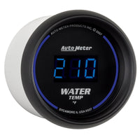 Autometer Cobalt Digital 52.4mm Black 0-300 deg F Water Temperature Gauge - Burkken Auto Parts