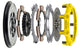 ACT EVO 10 5-Spd Only Mod Twin XT Race Kit Unsprung Hub Torque Cap 1120ft/lbs Not For Street Use - Burkken Auto Parts