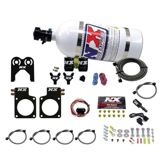 Nitrous Express Nissan GT-R Nitrous Plate Kit (35-300HP) w/10lb Bottle - Burkken Auto Parts