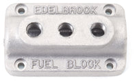 Edelbrock Fuel Block Triple As Cast - Burkken Auto Parts