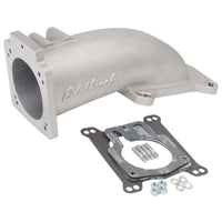 Edelbrock Ultra Low Profile Intake Elbow 90mm Throttle Body to Square-Bore Flange As-Cast Finish - Burkken Auto Parts