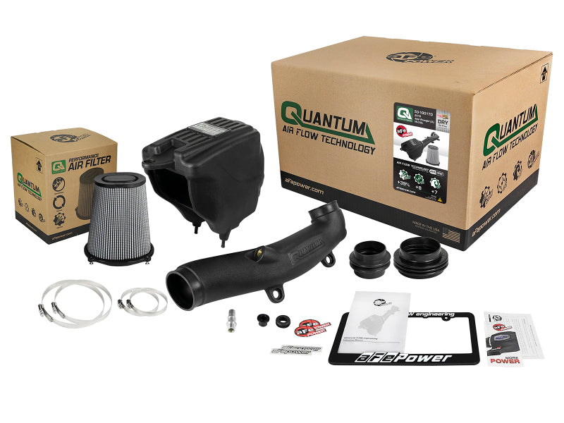 aFe Quantum Pro Dry S Cold Air Intake System 18-19 Jeep Wrangler (JL) V6-3.6L - Burkken Auto Parts