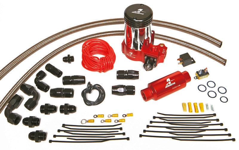 Aeromotive A2000 Drag Race Pump Only Kit (Incl. Lines/Fittings/Hose Ends/11202 Pump) - Burkken Auto Parts