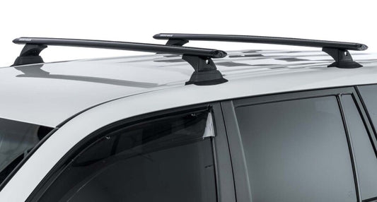 Rhino-Rack 20-23 Toyota Highlander (w/ Flush Rails) Vortex RCH Roof Rack System - Black - Burkken Auto Parts