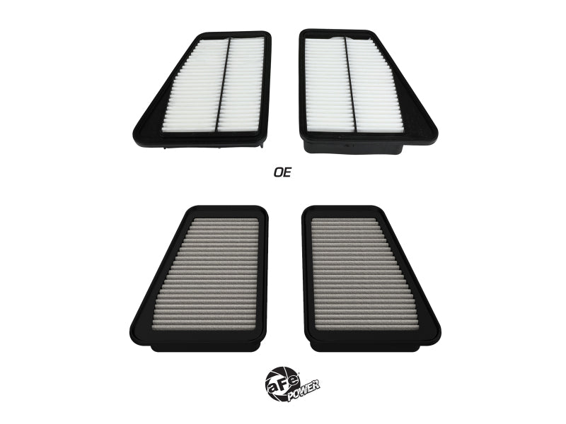 aFe 18-21 Kia Stinger V6-3.3L (tt) Magnum FLOW OE Replacement Air Filter w/ Pro DRY S Media - Burkken Auto Parts