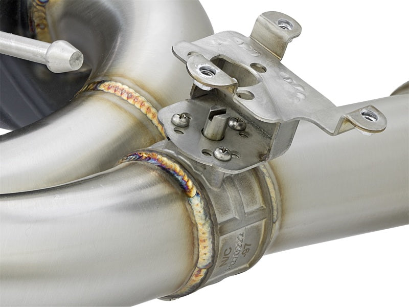 aFe MACHForce XP 16-17 BMW 340i/iX 440i/iX L6-3.0L (t) SS Axle-Back Exhaust w/Polished Tips - Burkken Auto Parts