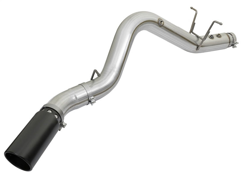 aFe ATLAS 5in DPF-Back Aluminized Steel Exhaust System GM Diesel Trucks 2017 V8 6.6L (td) L5P - Burkken Auto Parts