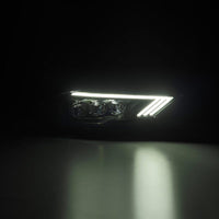 AlphaRex 18-22 Ford Mustang NOVA-Series LED Projector Headlights Black - Burkken Auto Parts