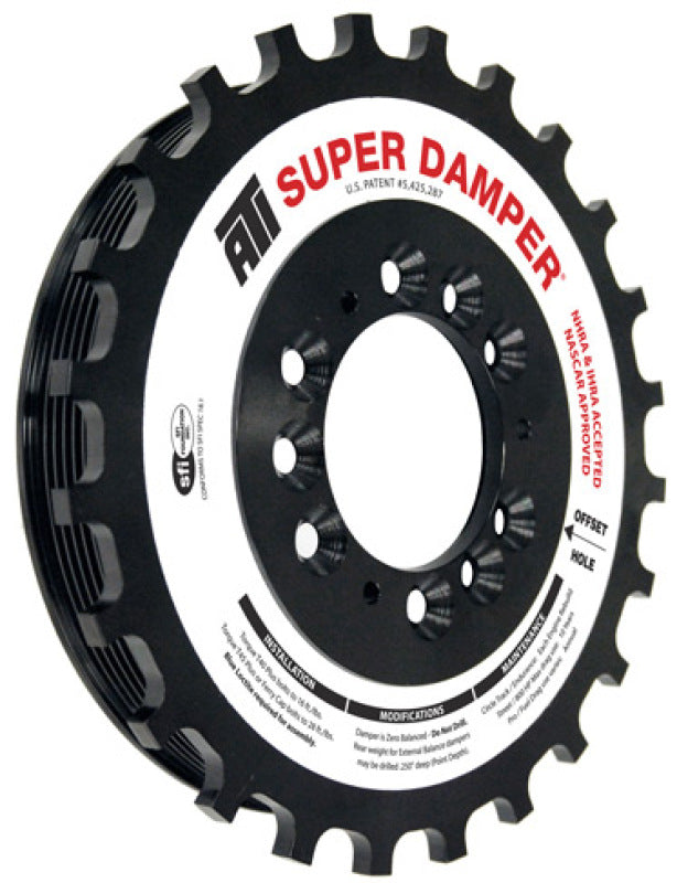 ATI Shell - Out - 7.530 - Aem Trigger - Steel - 7.074 Smooth - 3 Ring - Burkken Auto Parts