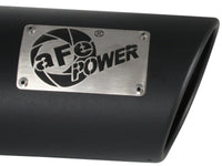 aFe Power Diesel Exhaust Tip Black- 4 in In x 5 out X 12 in Long Bolt On (Right) - Burkken Auto Parts