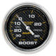Autometer Marine Carbon Fiber Gauge 2-5/8in Mechanical Vacuum/Boost Gauge 30INHG-30PSI - Burkken Auto Parts