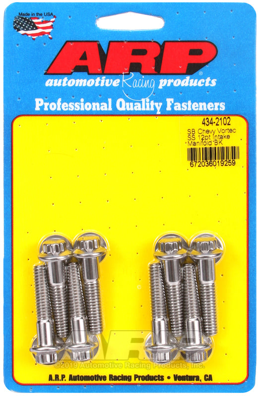 ARP SB Chevy Vortec SS 12pt Intake Manifold Bolt Kit - Burkken Auto Parts