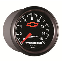 Autometer GM Full Sweep Electric 52mm 0-1600 degree F Pyrometer - Burkken Auto Parts