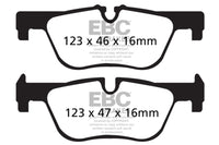 EBC 14+ BMW 228 Coupe 2.0 Turbo ATE calipers Greenstuff Rear Brake Pads - Burkken Auto Parts