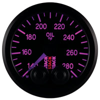 Autometer Stack Instruments 52mm 140-280 Deg F 1/8in NPTF Male Pro Control Oil Temp Gauge - Black - Burkken Auto Parts