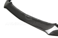 Anderson Composites 15-16 Ford Mustang Carbon Fiber Type-AC Front Chin Spoiler - Burkken Auto Parts