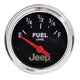 Autometer Jeep 52mm 73 OHMS Empty/8-12 OHMS Full Short Sweep Electronic Fuel Level Gauge - Burkken Auto Parts