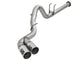 aFe Power 15-16 Ford F250/F350 6.7L Diesel Rebel XD 4in 409 SS DPF-Back Exhaust System - Pol Tips - Burkken Auto Parts