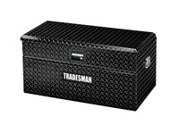 Tradesman Aluminum Flush Mount Truck Tool Box Full/Wide (48in.) - Black - Burkken Auto Parts
