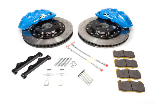 Alcon 2009+ Nissan GT-R R35 380x33mm Rotor 4 Piston Caliper RC4 Rear Axle Kit - Sky Blue - Burkken Auto Parts