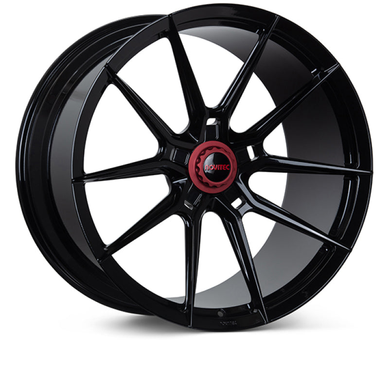 Vossen x Novitec NF10 20x9in - 5x114.3 BP - ET39 - Gloss Black Maserati MC20 Front Wheel