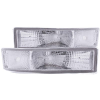 ANZO 1995-2005 Chevrolet Astro Van Euro Parking Lights Chrome - Burkken Auto Parts