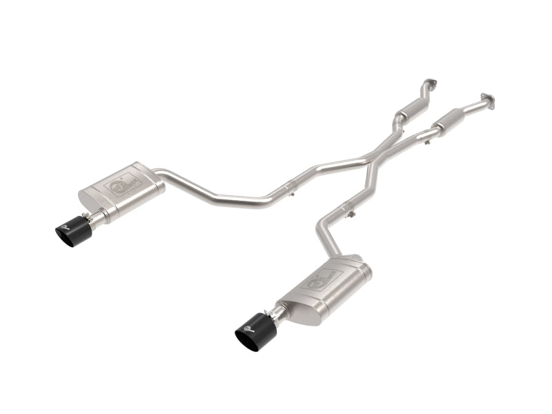 aFe 11-21 Dodge Durango V6-3.6L / V8-5.7L MACH Force-Xp 304 SS Cat-Back Exhaust System w/ Black Tip - Burkken Auto Parts
