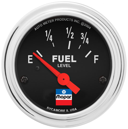 Autometer Mopar Classic 52.4mm 73 E / 8-12 F Electric Fuel Level Gauge - Burkken Auto Parts