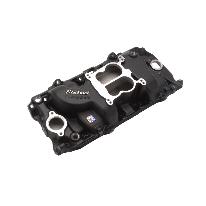 Edelbrock Intake Manifold Perf BBC 2-0 Black - Burkken Auto Parts