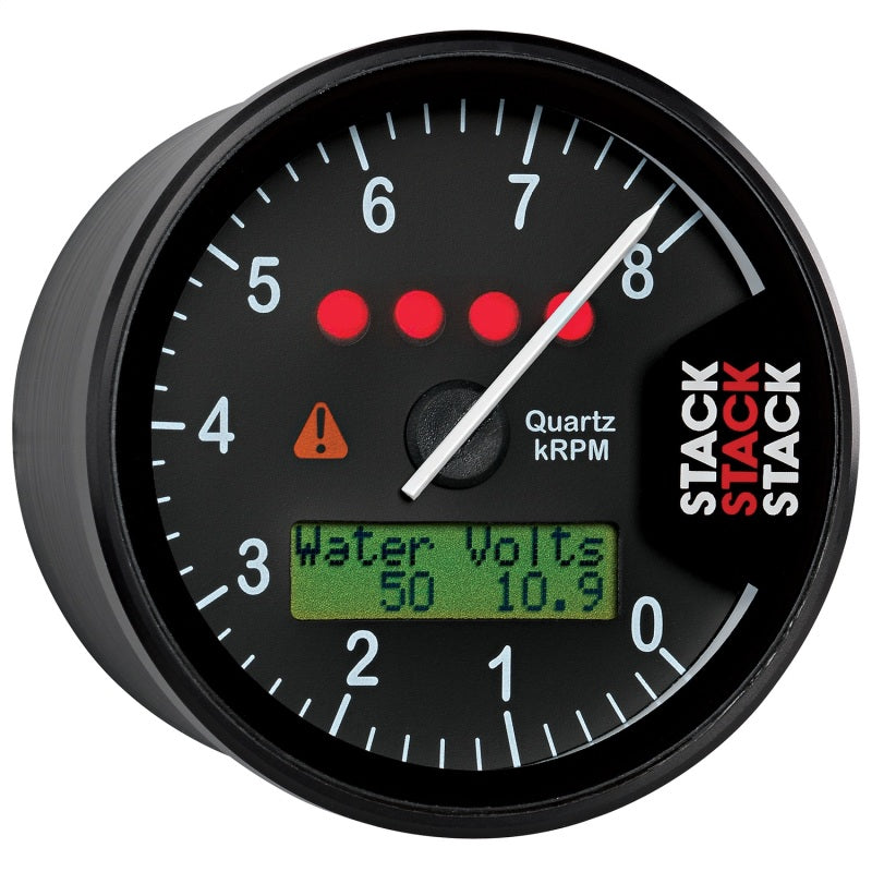 Autometer Stack Display Tachometer 0-8K RPM - Black - Burkken Auto Parts