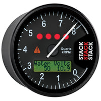 Autometer Stack Display Tachometer 0-8K RPM - Black - Burkken Auto Parts