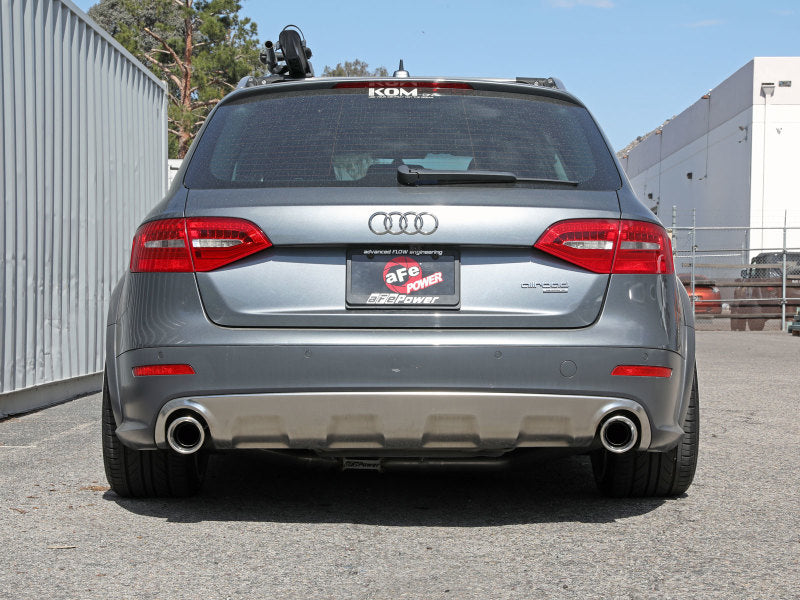 afe MACH Force-Xp 13-16 Audi Allroad L4 SS Cat-Back Exhaust w/ PolishedTips - Burkken Auto Parts
