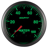 AutoMeter Gauge Water Press 2-1/16in. 100PSI Stepper Motor W/Peak & Warn Elite - Burkken Auto Parts